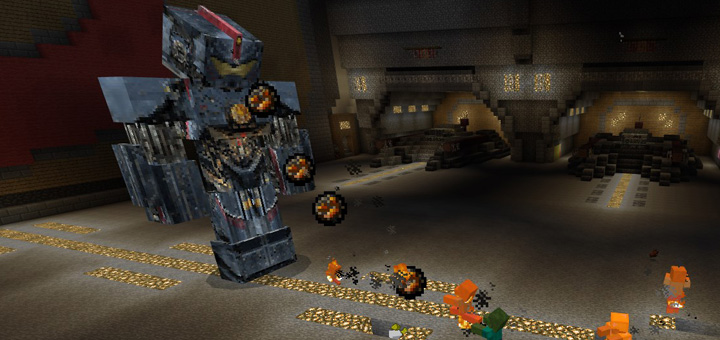 Mega Mech Add On Minecraft Pe Mods Addons - roblox noob mech bot