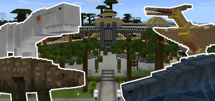 Minecraft jurassic park map 1.7.10