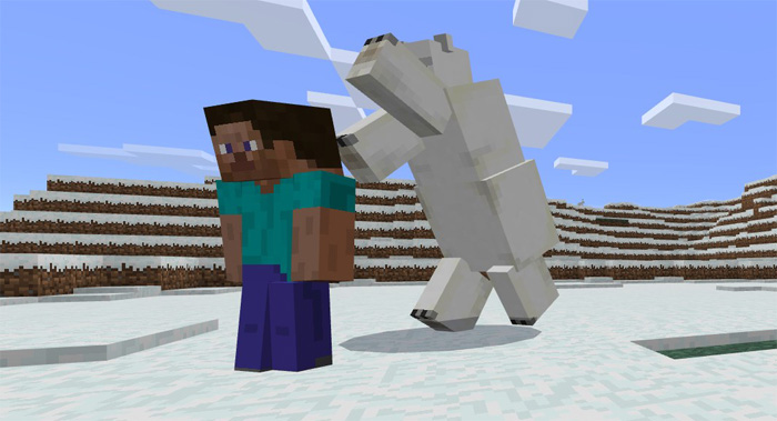 Tameable Polar Bears Addon Minecraft Pe Mods Addons