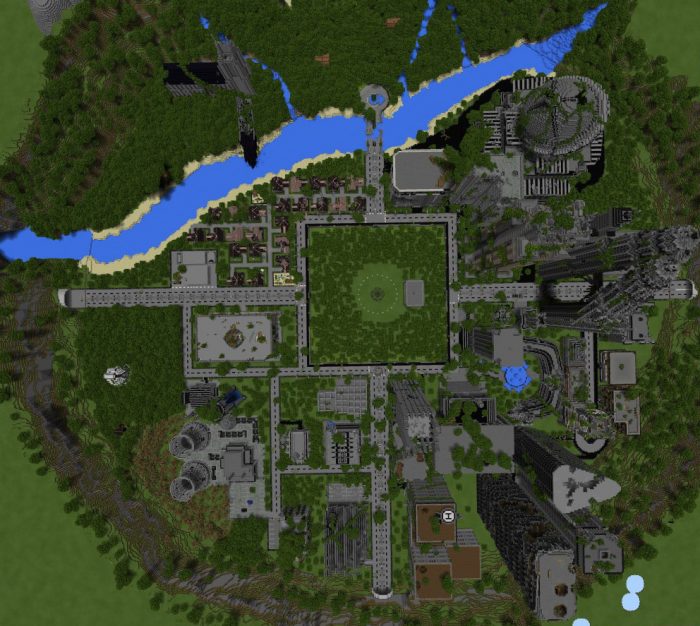 minecraft apocalypse city map