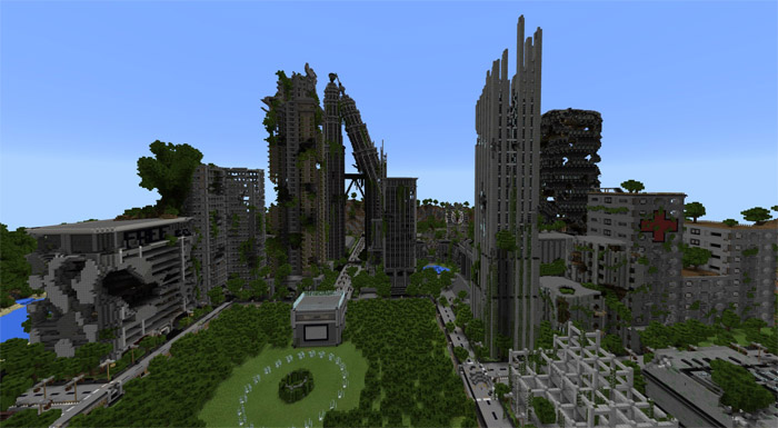 minecraft apocalypse city map