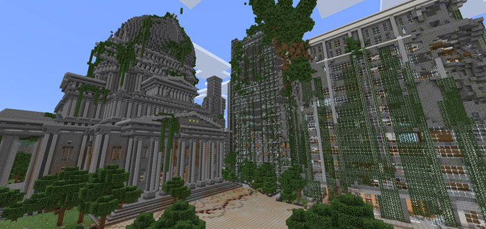 minecraft apocalypse city world map