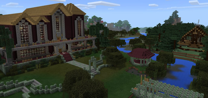 Mansion Village Creation Minecraft Pe Maps