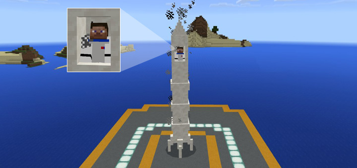 how to make a rocket launcher in minecraft no mods