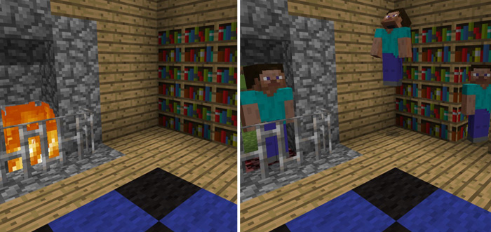 Secret Base Resource Pack Minecraft, How To Make A Bookcase Door In Minecraft