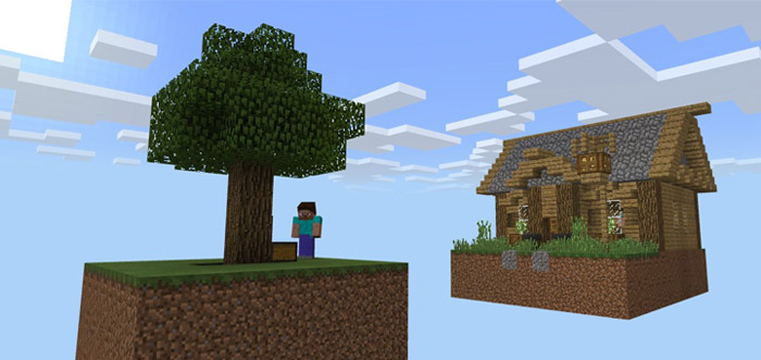 Island In The Sky Survival Minecraft Pe Maps