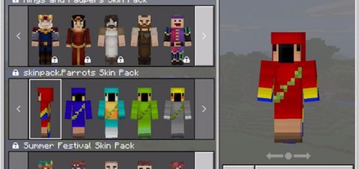The Male Anime Characters V23 Skin Pack Minecraft Skin