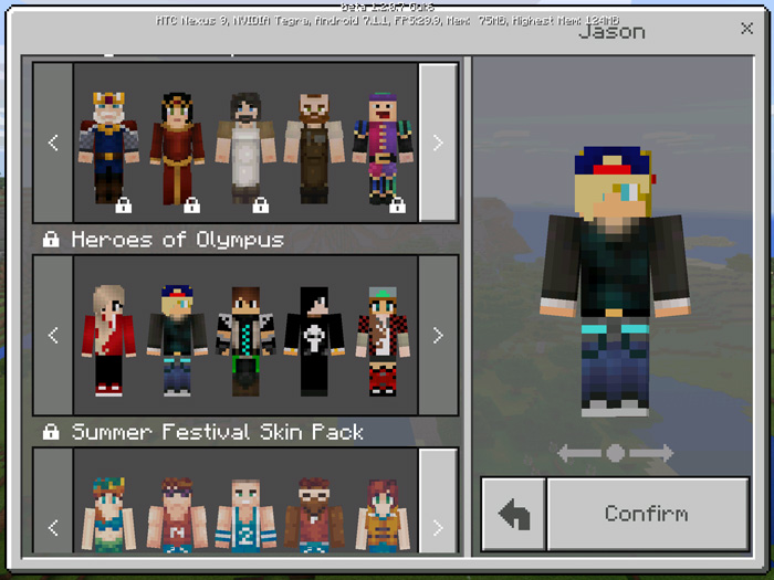 Heroes of Olympus Skin Pack (1.2 Beta Only) | Minecraft Skin Packs