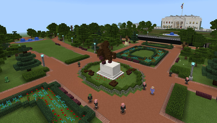 The White House Creation Minecraft Pe Maps