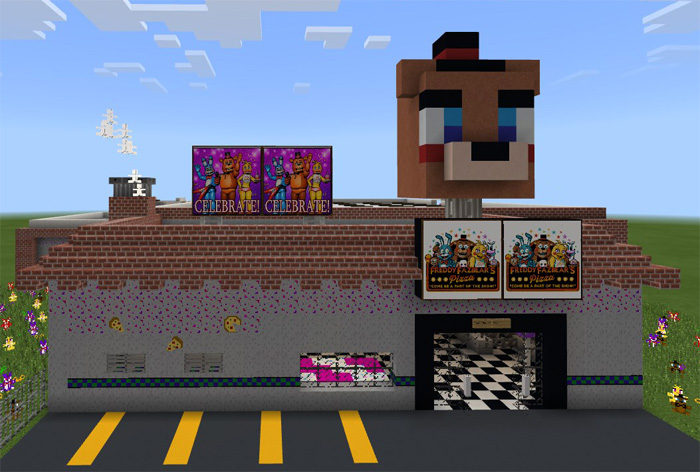 Five Nights At Freddys 2 Re Creation Creation Minecraft Pe Maps 