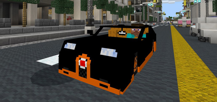 Bugatti Veyron Grand Super Sport Addon | Minecraft PE Mods & Addons