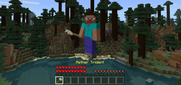 how to fly in minecraft with a trident