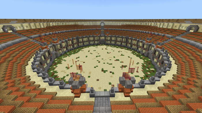 Arena Map Minecraft Minecraft Castle Map Wallpapers