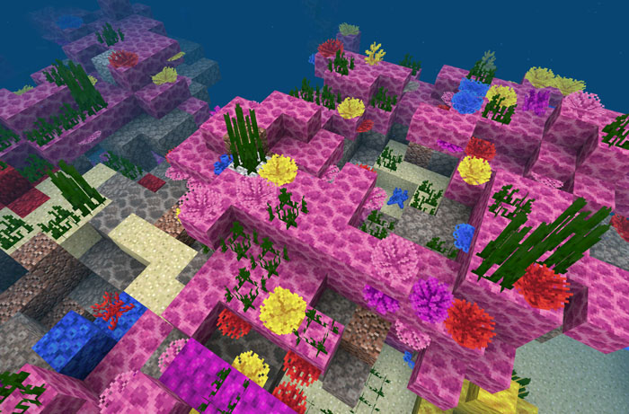 -1231215285: Huge Coral Biome At Spawn (Beta Only ...