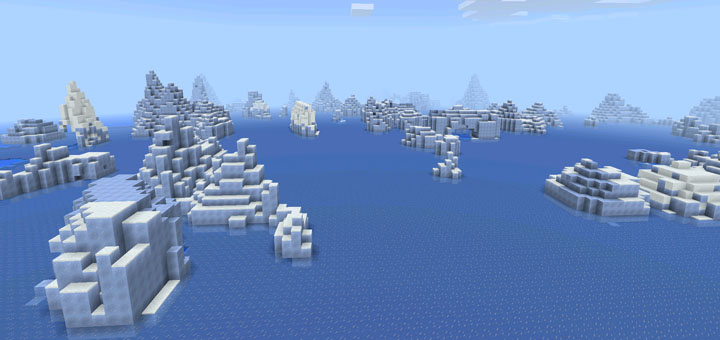 Njs Icebergs At Spawn Seed Beta Only Minecraft Pe Seeds