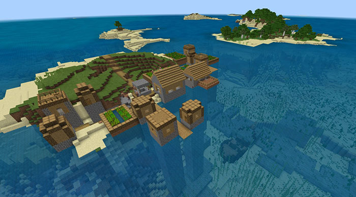 Zoovsyet Exposed Stronghold With Shipwreck Seed Minecraft Pe Seeds