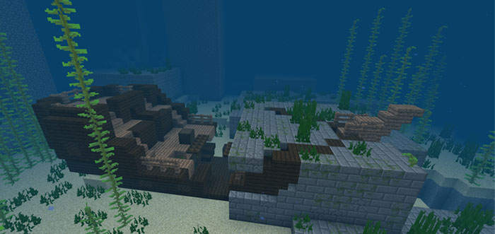 Zoovsyet Exposed Stronghold With Shipwreck Seed Minecraft Pe Seeds