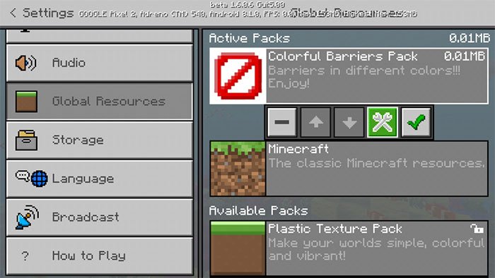 Colored Barriers Resource Pack Beta Only Minecraft Pe Texture Packs