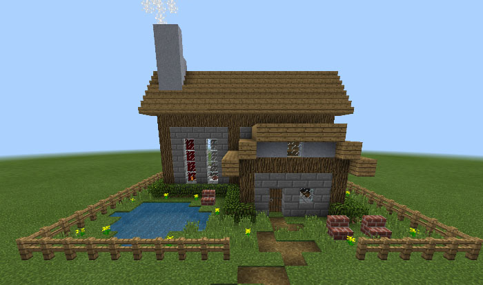 Customizable Command Block House Redstone Minecraft Pe Maps