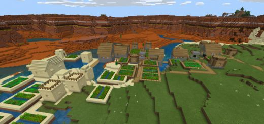 The 4 Biomes At Spawn Seed Minecraft Pe Seeds