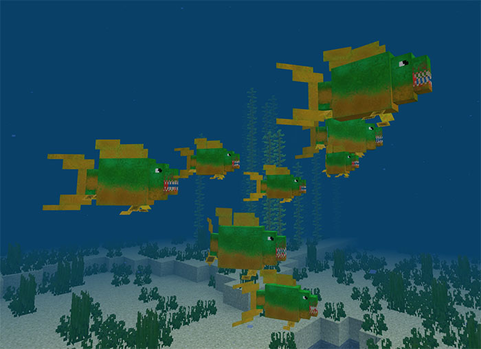 Piranha Add-on | Minecraft PE Mods & Addons