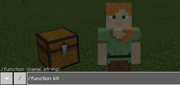 Function File For Command Sample Minecraft Pe Mods Addons