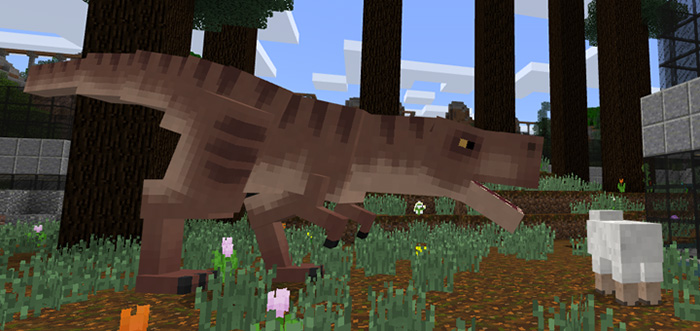 Tyrannosaurus Rex Addon 1 8 Minecraft Pe Mods Addons