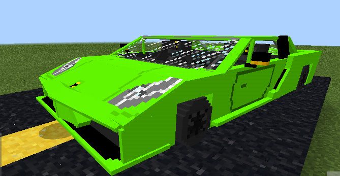 Lamborghini Gallardo Addon | Minecraft PE Mods & Addons