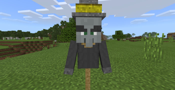 Scarecrow Addon 1.13 Minecraft PE Mods Addons