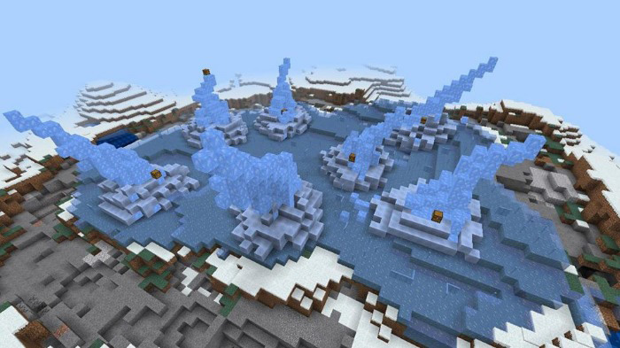 Minecraft Battle Winter Royale Minigame Pvp Minecraft Pe Maps