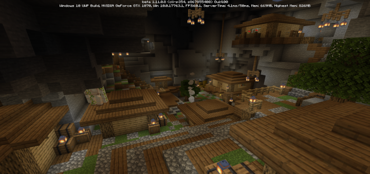 Underground Village Pe 1 11 Minecraft Pe Maps
