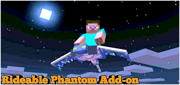Rideable Phantom Add On Minecraft Pe Mods Addons