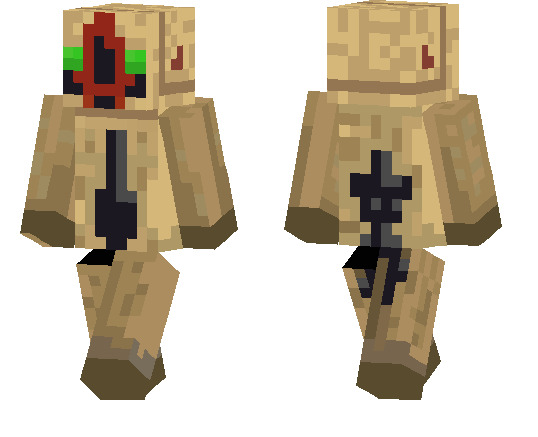 SCP-173 Minecraft Skin