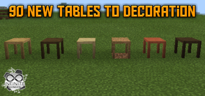 Tables Add On 1 12 Minecraft Pe Mods Addons