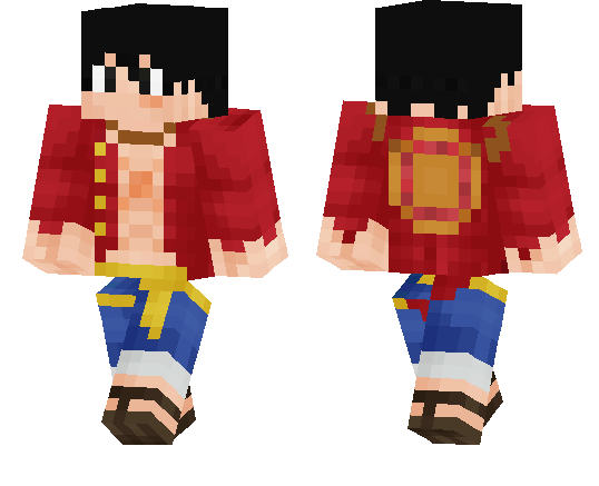 One piece minecraft skin. Скин Луффи. Луффи майнкрафт. Скин Luffy. HD скин Луффи.