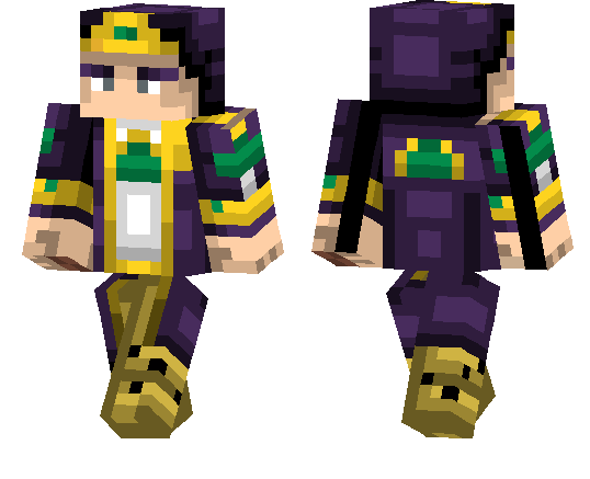 Part 6 Jotaro Minecraft Pe Skins - roblox jotaro part 6