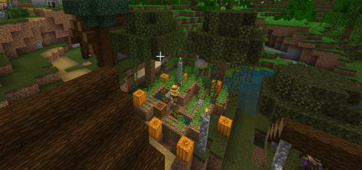 Village with both Swamp and Jungle Villagers Near Spawn! (Seed)