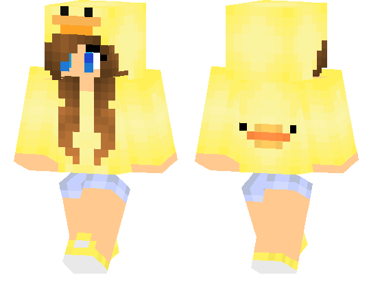 Minecraft Skin Yellow Duck Girl Ayla Thorpe
