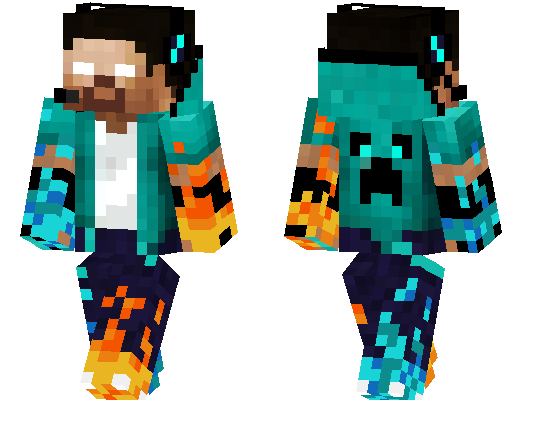 minecraft pe skins herobrine