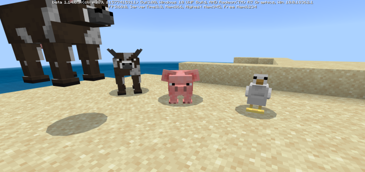 Make a minecraft small animal mob model by Modderg