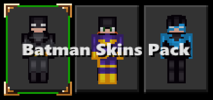 Batman Skins Pack Minecraft Skin Packs