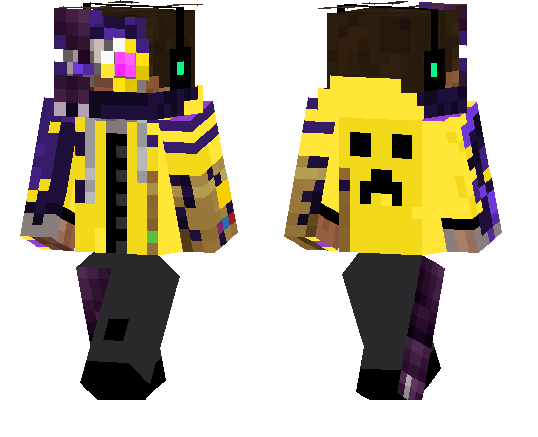 ender boy in hoodie, Minecraft Skin