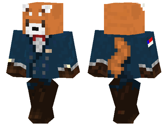Red Panda Suit | Minecraft PE Skins
