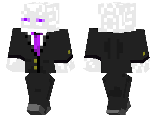 White Enderman  Minecraft Skin