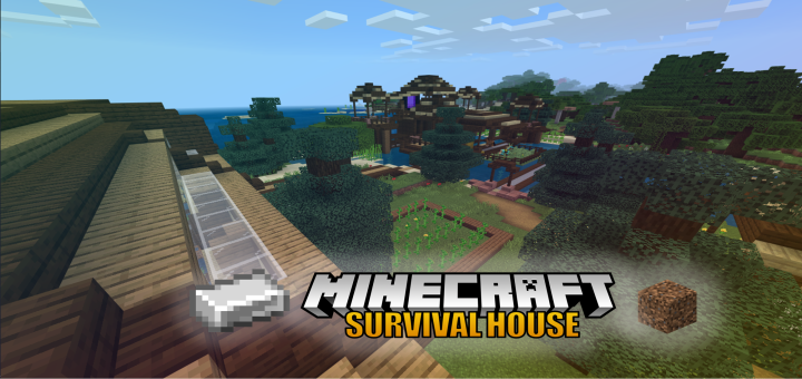 Epic Survival House Minecraft Pe Maps