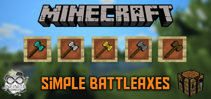 Simple Battleaxes Add On Minecraft Pe Mods Addons