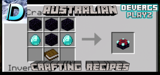 Australian Crafting Recipes Addon