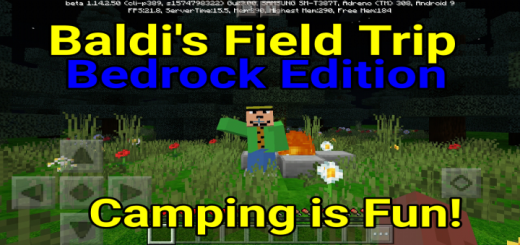 Baldi's Field Trip Bedrock Edition