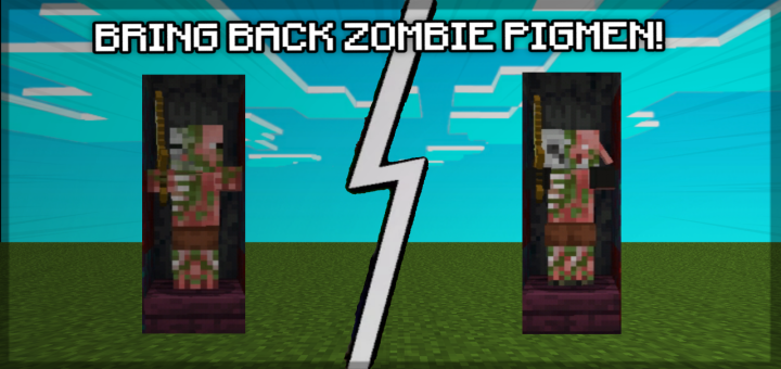 No More Zombie Piglins Minecraft Pe Texture Packs