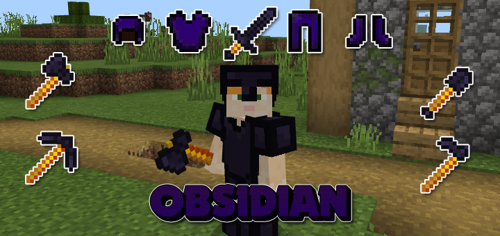 obsidian weapons minecraft